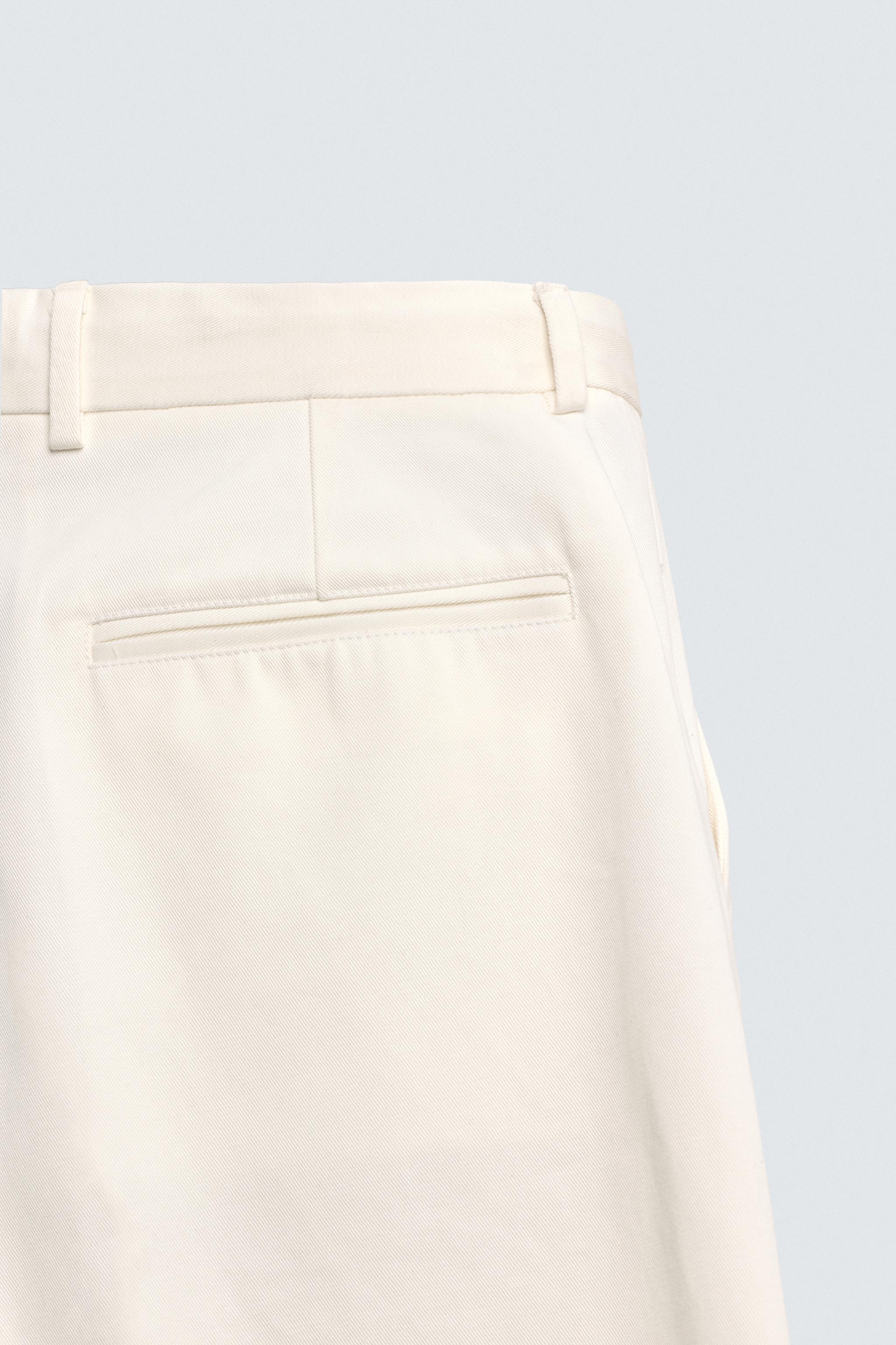 PANTALON CHINO À PLIS AARON LEVINE X ZARA